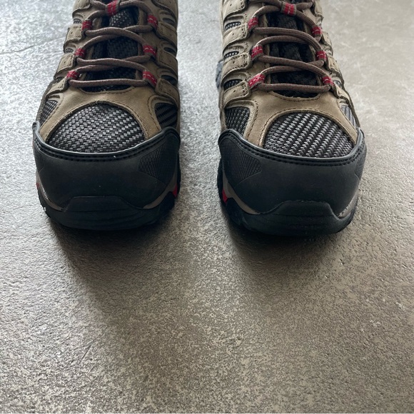Merrell Moab 2 Vent Waterproof CT Women’s Tan and Black Hiking Shoes in Boulder - Picture 5 of 13